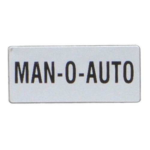 Lovato LPXAGB215, Label with "MAN-O-AUTO" Text, For Selector Switches, 2 Packs