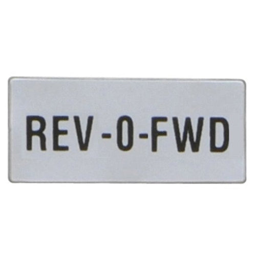 Lovato LPXAGB216, Label with "REV-O-FWD" Text, For Selector Switches, 2 Packs