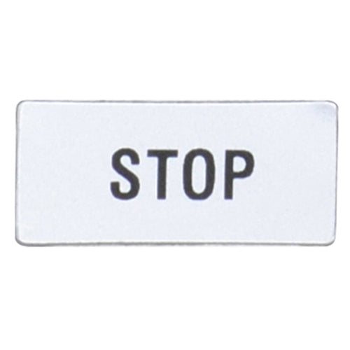 Lovato LPXAGB221, Label with "STOP" Text, For General Use, 2 Packs