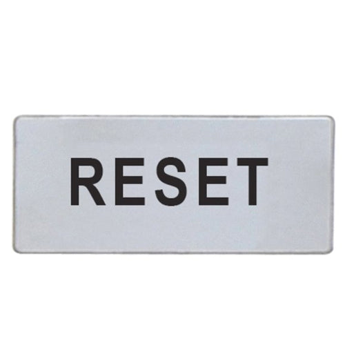 Lovato LPXAGB222, Label with "RESET" Text, For General Use, 2 Packs