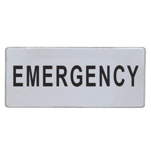 Lovato LPXAGB223, Label with "EMERGENCY" Text, For General Use, 2 Packs