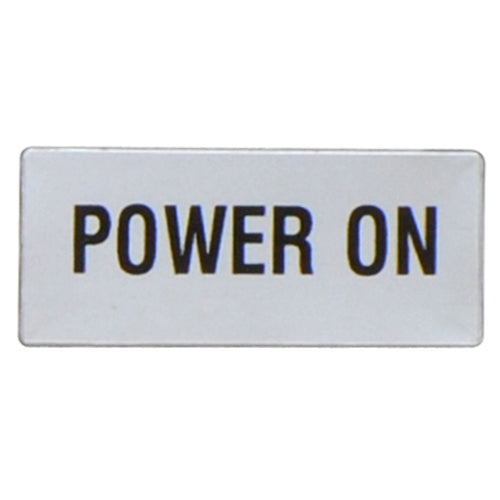 Lovato LPXAGB225, Label with "POWER ON" Text, For General Use, 2 Packs