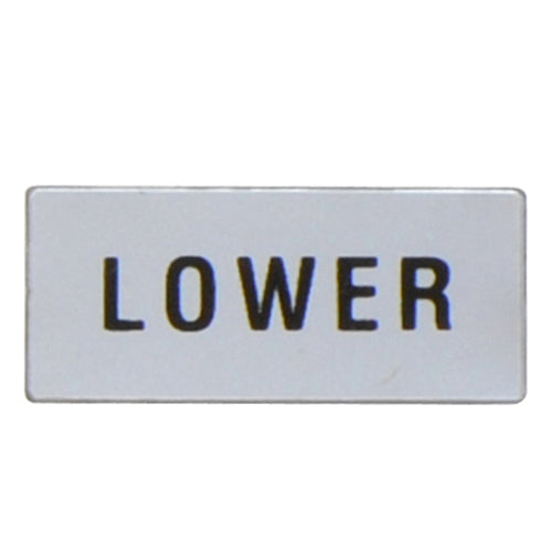 Lovato LPXAGB232, Label with "LOWER" Text, For General Use, 2 Packs