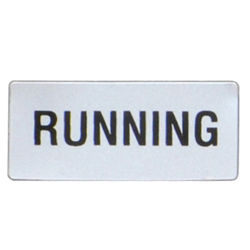 Lovato LPXAGB238, Label with "RUNNING" Text, For General Use, 2 Packs