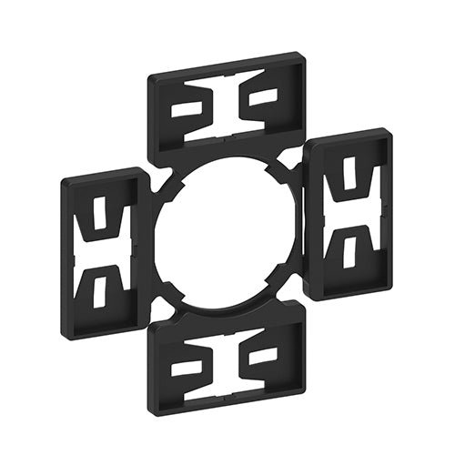 Lovato LPXAU101, 2-4 Directional Holder for Adhesive Legends for Ø22mm Metal Joysticks