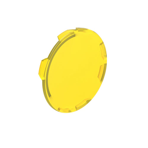 Lovato LPXBL105, Flush Lens for Illuminated Spring Return and Push-Push Actuators, Yellow, 2 Packs