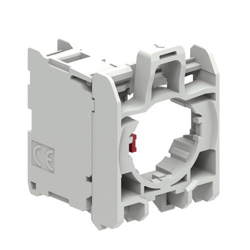 Lovato LPXE01, Screw Terminals Contact Element, For Chromed Plastic Ø22mm Platinum Series, NC, With Mounting Adapter