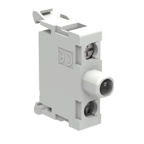 Lovato LPXLPBM8, LED Element for Ø22mm Platinum Series, Steady Light, Base Mount on LPZ... Control Stations, Screw Terminals, 185...265VAC, White