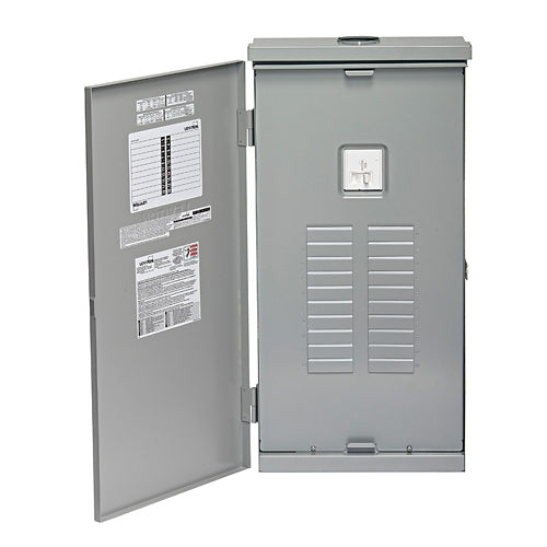 Leviton LR220-BDC, Outdoor Load Center with 200A Main Circuit Breaker Factory Installed, 20 Spaces, NEMA 3R Rated, Includes Enclosure and Door, Designed for Use in Canada
