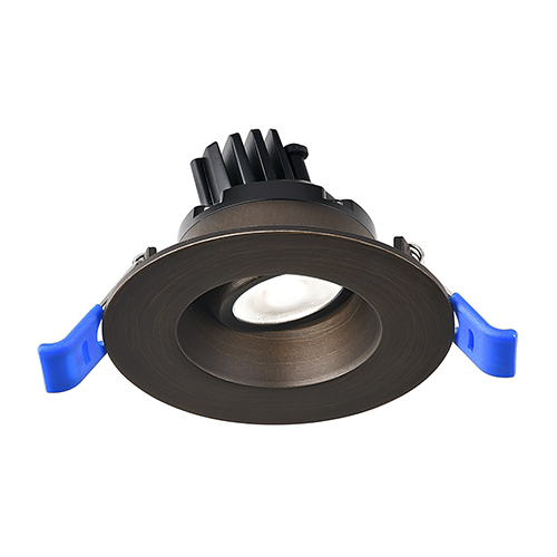 Lotus LRG2-27K-HO-ORB, 2" Round Oil Rubbed Bronze Regressed Gimbal LED, 120VAC, 2700K Warm White, 5.5W, 450 Lumens, 36° Beam Angle