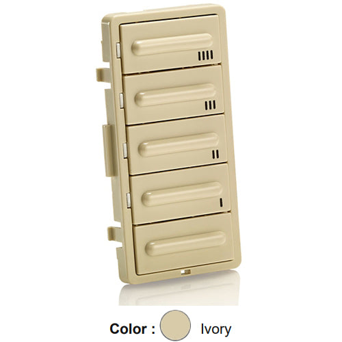 Leviton LTBKT-I, Color Change Kit for 5-Button Timer, Ivory