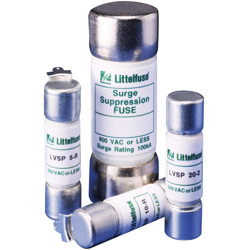 Littelfuse LVSP 5A Surge Suppression Fuse, Cartridge Mounting, 600Vac, LVSP5-2
