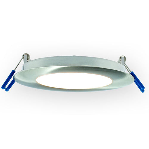 Lotus LY4RCS/41K/BN, 4" LED Round Original Super Thin Recessed, 9W, 120VAC, 4100K Cool White, 600 Lumens, 80 CRI, Dimmable, Brushed Nickel Trim Finish