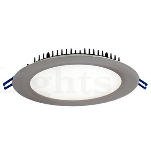 Lotus LY61RCD/41K/BN, 6" LED Round Slim Recessed, 15W, 120VAC, 4100K Cool White, 900 Lumens, 80 CRI, Dimmable, Brushed Nickel Trim Finish