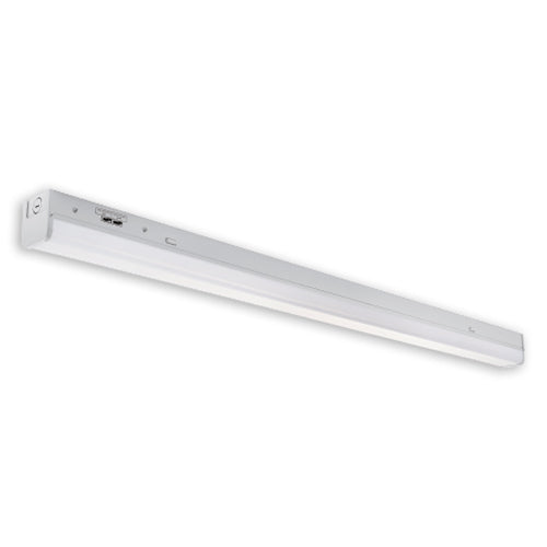 Votatec RDS-TCS45-4FT347-CCT-A1, CCT& Power Adjustable 4FT LED Linear Strip Fixture, 30/35/40/45W, 3000/4000/5000K, 120-347V, 3900-5850 Lumens, Dimmable