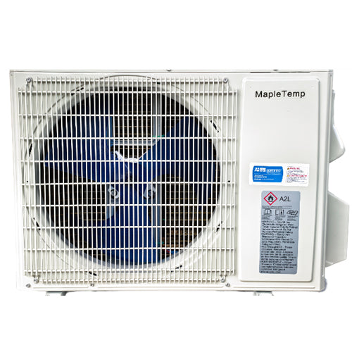 MapleTemp 12K 220V Split Room Heat Pump, 12,000 BTU/h, Maximum 10.5A 208-230V, Single Phase