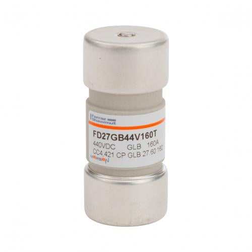 Mersen M075704, High-Speed Cylindrical Semiconductor Protection Fuse, Size 27x60 gLB, 440VDC, 160A, With Striker