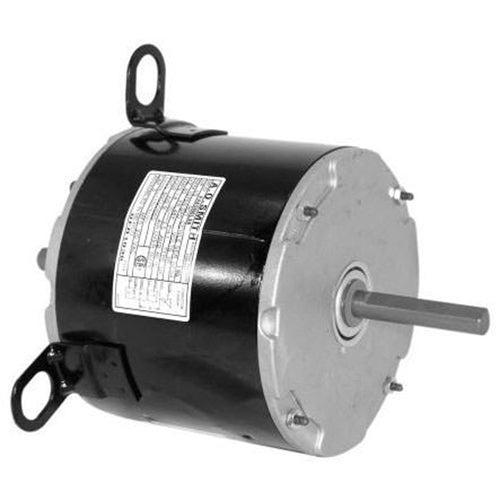 Rotom M1-R52287, 5.5'' Air Conditioning Motor, PSC Type, Sleeve Bearing, 1/3 HP, 2.9 Amps, 3/1310 Spd/RPM, 208/230 Volts, CW Rotation, 5MFD Capacitor, 2.4''x1/2''x2.9'' Shaft