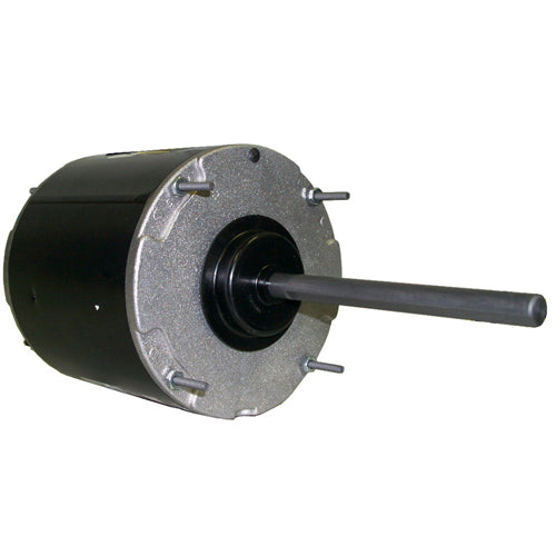 Rotom M2-R32642, 5.5'' Condenser Fan Motor, PSC Type, Ball Bearing, 208/230 Volts, 1/6 HP, 1.3 Amps, 2/1075 Spd/RPM, Reversible Rotation, 3MFD Capacitor, 6''×1/2'' Shaft