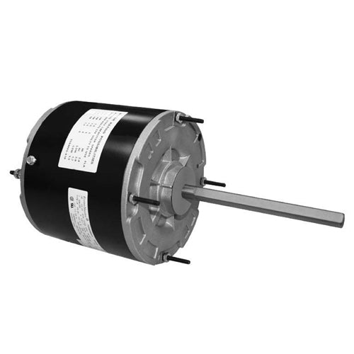 Rotom M2-R23468, TruckStock™ 5.5'' Condenser Fan Motor, Ball Bearing, 1/2-1/4 HP, 2/1075 Spd/RPM, 208-230 Volts, 3.9-1.6 Amps, 12.5/10MFD Capacitor, 26'' Leads, 1/2''×6'' Shaft