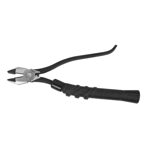 Klein Tools M2017CSTA, Slim-Head Ironworker's Pliers Comfort Grip, Aggressive Knurl, 9-Inch