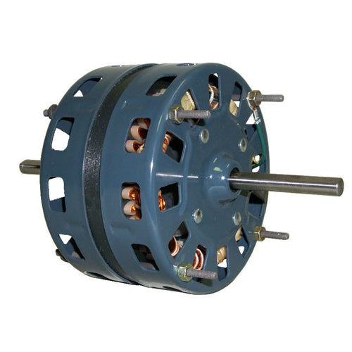Rotom M4-R2324, 5'' Heat Recovery Ventilation Motor, PSC Type, Ball Bearing, 1/12 HP, 115 Volt, 1.4 Amps, 1/1550 Spd/RPM, CCW Rotation, 3MFD Capacitor, 2.8''×3/8''×2.6'' Shaft