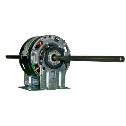 Rotom M4-R2635, 5'' Diameter Incremental / PTAC Fan & Blower Motor, Shaded Pole, Sleeve Bearing, 1/10 HP, 4/1050 Spd/RPM, 208/230 Volts, 1.6 Amps, CCW Rotation, 9''×1/2''×9'' Shaft