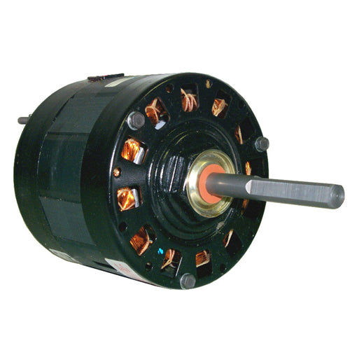 Rotom M4-R2691, 5'' OEM Replacement Condenser Fan Motor, PSC Type, Sleeve Bearing, 1/5 HP, 208/230 Volt, 1.5 Amps, 1/1075 Spd/RPM, CW Rotation, 5MFD Capacitor, 3.9''×1/2'' Shaft