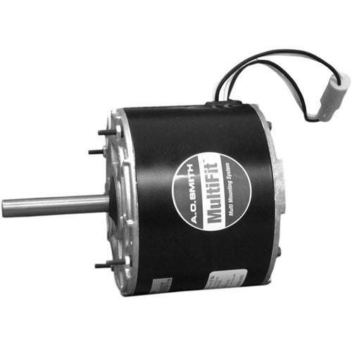 Rotom M4-R2724, 5'' Condenser Fan Replacement Motor, PSC Type, Ball Bearing, 1/4,1/5,1/6 HP, 208/230 Volts, 1.6/1/0.7 Amps, 1625/1715/1759 RPM, Reversible Rotation, 1/2''x3'' Shaft