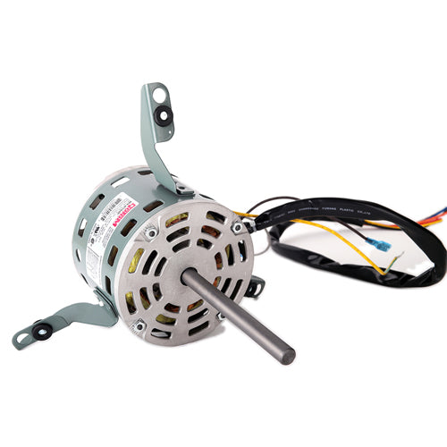 Rotom M4-R799, 5'' Temspec Replacement Fan Coil Motor, 9'' or 10'' Bolt Circle, PSC Type, Ball Bearing, 1/8 HP, 115 Volts, 3 Amps, 5MFD Capacitor, 5/1000 Spd/RPM, CCW Rotation, 5''×1/2'' Shaft