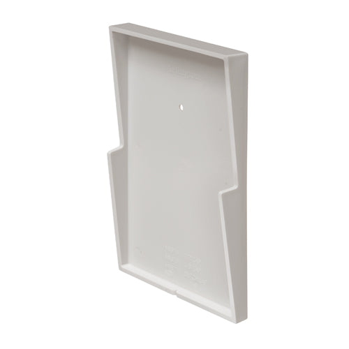 Arlington MB5741, Non-metallic 5 x 7 inch Base for 1/2 inch Siding, White, Paintable