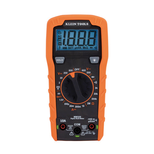 Klein Tools MM325, Digital Multimeter, Manual-Ranging, 600V