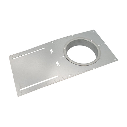 Lotus MP4-114FR, 4 3/8" Hole 13" Plate with 1 1/4" Flange for 4" Fire Rated Models 2 x 5/8" Drywall Installations, 5 Pieces