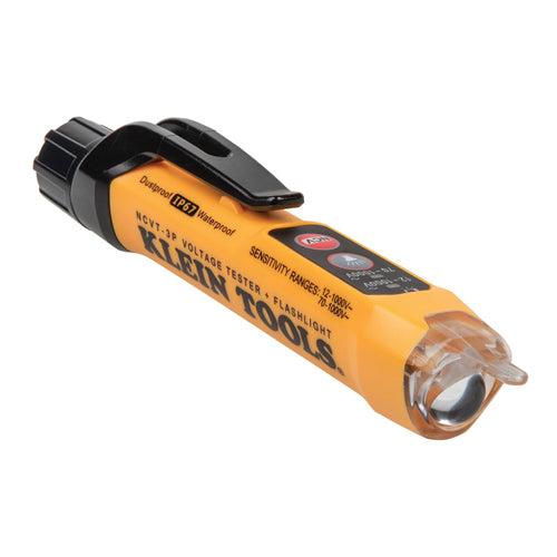 Klein Tools NCVT3P, Dual Range Non-Contact Voltage Tester with Flashlight, 12 to 1000V AC