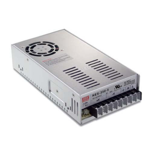 Mean Well NES-350-12, 350W Single Output Switching LED Power Supply, 90-132VAC/254-370VDC Input, 12VDC Output, 29 Amps
