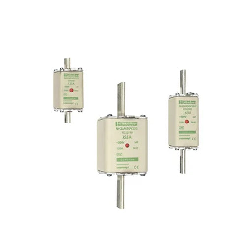 Mersen NH1AM50V315, DIN NH Standard fuse-link aM, Size NH1, 500VAC, 315A, live tags Double indicator