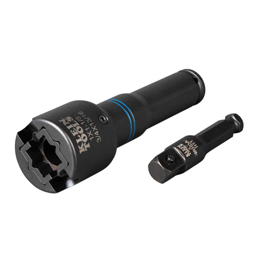 Klein Tools NRHD4, 6-in-1 Square Impact Socket