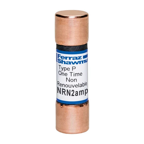 Mersen NRN2, Class H NRN Fuse, 250VAC, 2A, Ferrule Type
