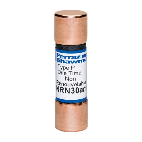 Mersen NRN30, Class H NRN Fuse, 250VAC, 30A, Ferrule Type