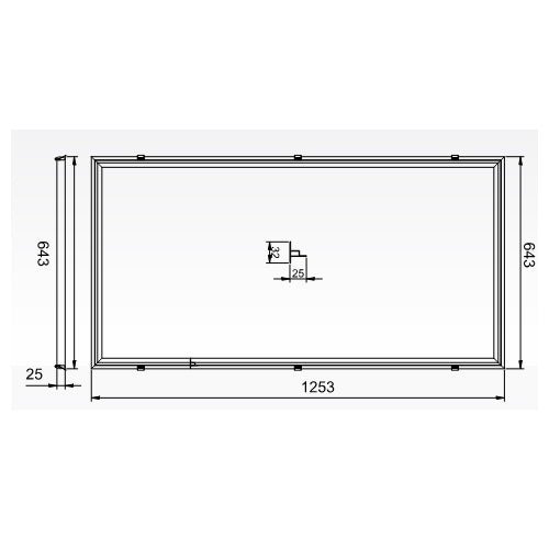 NEXLEDS NX-24R25, (2X4) Screwless Recessed Dry Wallkit