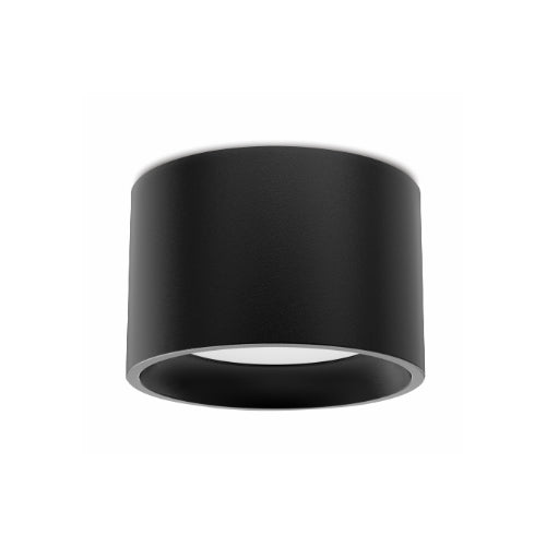 NEXLEDS NX-5P95-8W-5CCT-SMK, Surface Mounted Cylinder Downlight, 120VAC, 8W, 476 Lumens, 5CCT Changeable, 5%~100% Dimming, Black