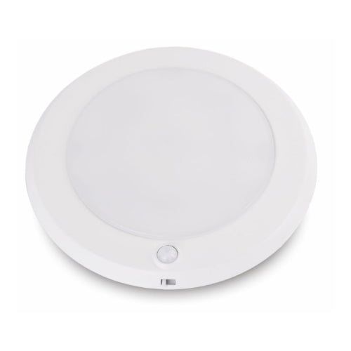 NEXLEDS NX-6SSMD-15W-5CCT-WH-S, 6" Disk Light with PIR Sensor, 120VAC, 15W, 1050LM, 5CCT Changleable, CRI >90, 120° Beam Angle, Triac Dimming, White