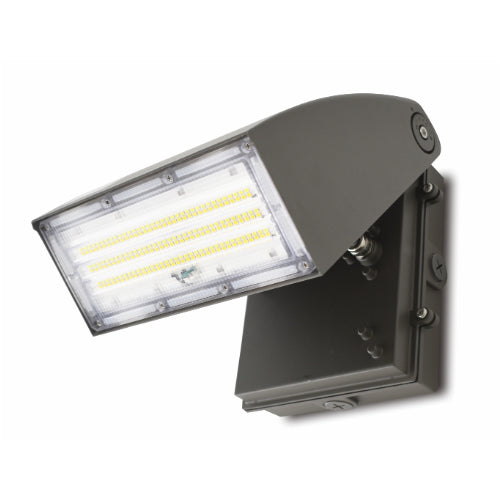 NEXLEDS NX-FCWP-80W-X-DV-F, LED Adjustable Wall Pack, 120-347VAC, 40W/60W/80W, 10400 Lumens, 3000K/4000K/5000K, 0-10V Dimming, Grey