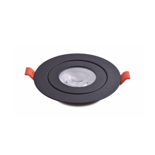 NEXLEDS NX-FGDL2-5W-BK, 2" Floating Gimbal Downlight, 120VAC, 5W, 350 Lumens, 5CCT Changeable, 36° Beam Angle, Triac Dimming, Black