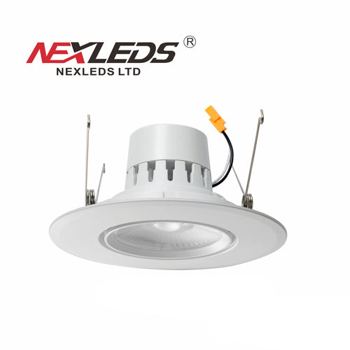 NEXLEDS NX-GDL6-15W-5CCT, 6'' LED Gimbal Downlight, 120VAC, 15W, 900-1050 Lumens, 5CCT Changeable, White