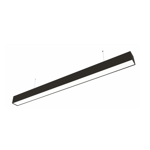 NEXLEDS NX-LAL4F-50W-L-DV-TCP-B, 4FT LED Architectural Strip Light, Wattage and CCT Changeable, 120-347VAC, 30/40/50W, 3450/4600/5750 Lumens, 3000/3500/4000/5000K, Black