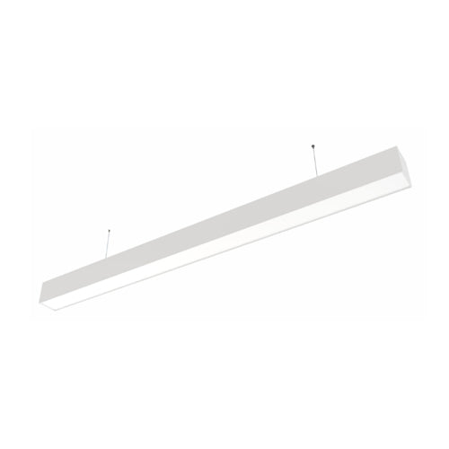 NEXLEDS NX-LAL4F-50W-L-DV-TCP-W, 4FT LED Architectural Strip Light, Wattage and CCT Changeable, 120-347VAC, 30/40/50W, 3450/4600/5750 Lumens, 3000/3500/4000/5000K, White