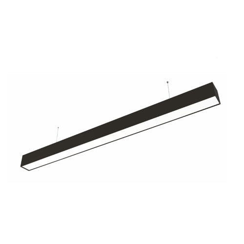 NEXLEDS NX-LAL6F-75W-L-DV-TCP-B, 6FT LED Architectural Strip Light, Wattage and CCT Changeable, 120-347VAC, 45/60/75W, 5175/6900/8050 Lumens, 3000/3500/4000/5000K, Black