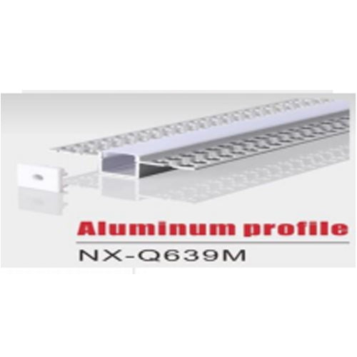 NEXLEDS NX-Q639M, Flat Angle Narrow Drywall Aluminum Extrusion 3000*56.0*15.0mm