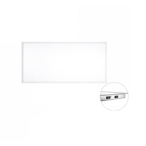 NEXLEDS NXLPE2X4-50W-5CCT-DV, 2X4 LED Backlit Flat Panel Light, 120-347V, Wattage and 5CCT Selectable, 25/30/35/40/50W, 130 Lm/W, CRI >80, 120° Beam Angle, White